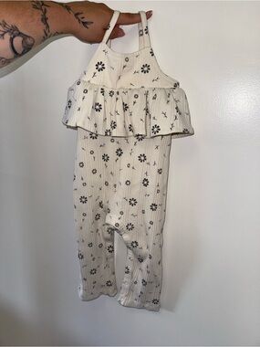 Grayson Mini (18 Months) Cream Ribbed Floral Jumper